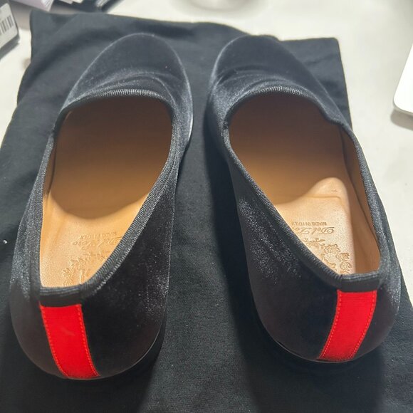 Del Toro Men's Black Velvet Slippers Men's Size 8.5 - Picture 1 of 8